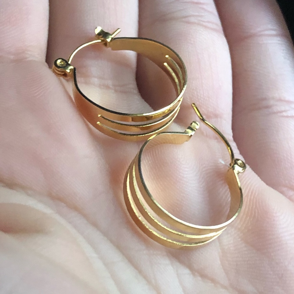 Gold Hoop Earrings